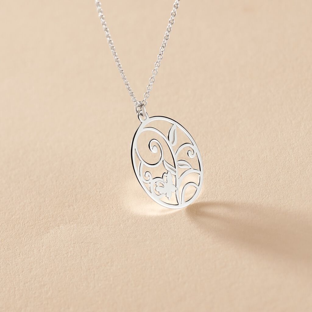 Collier Hita Argent Blanc