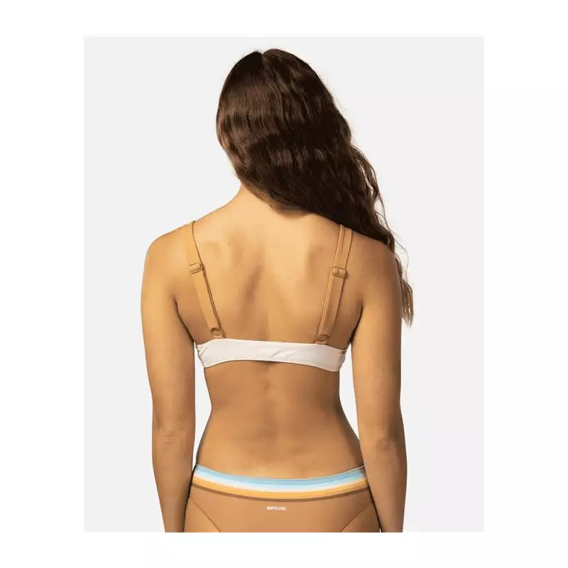 Bikini top RIPCURL Sunrise Stripe Trilette Brown