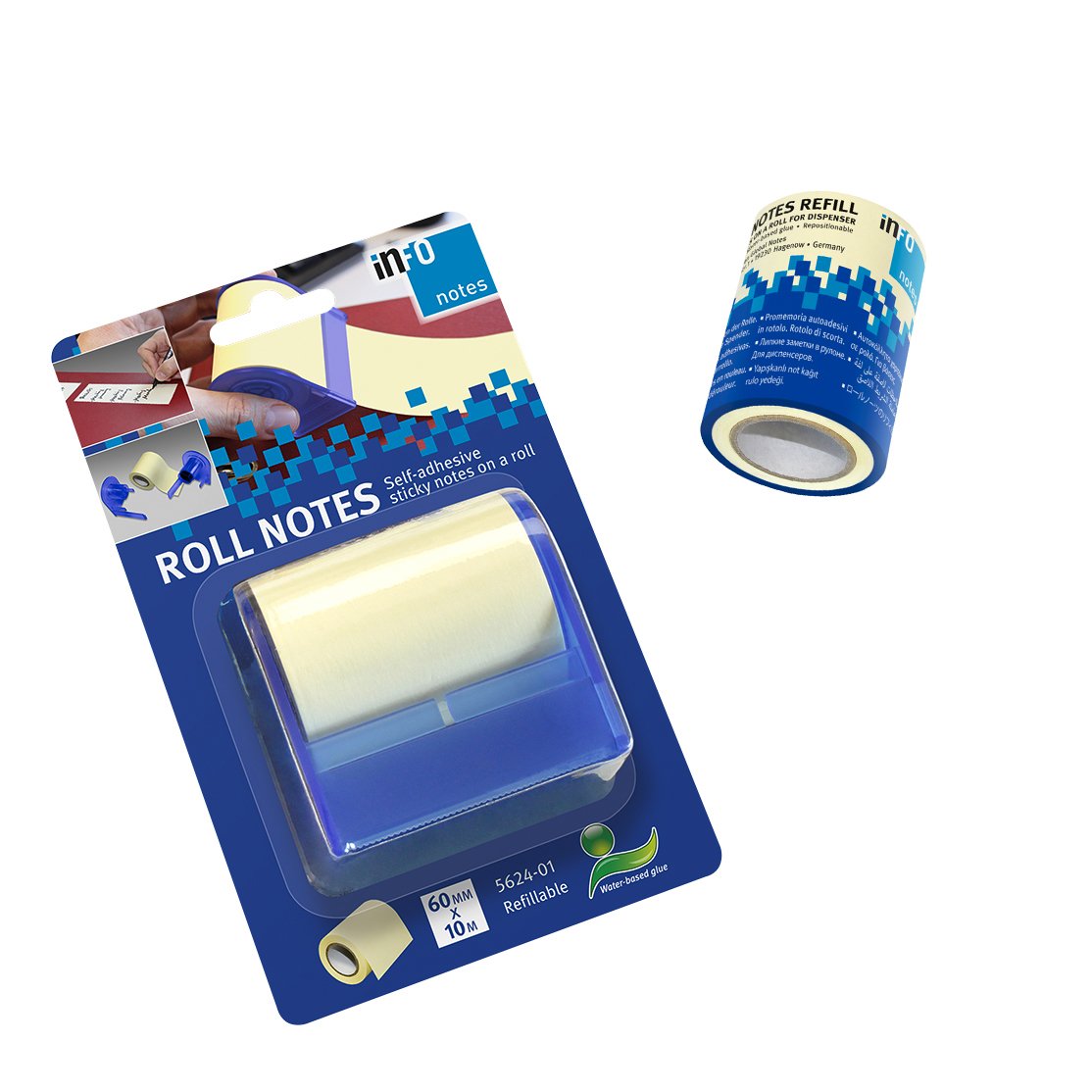 Haftnotizen info Roll Notes