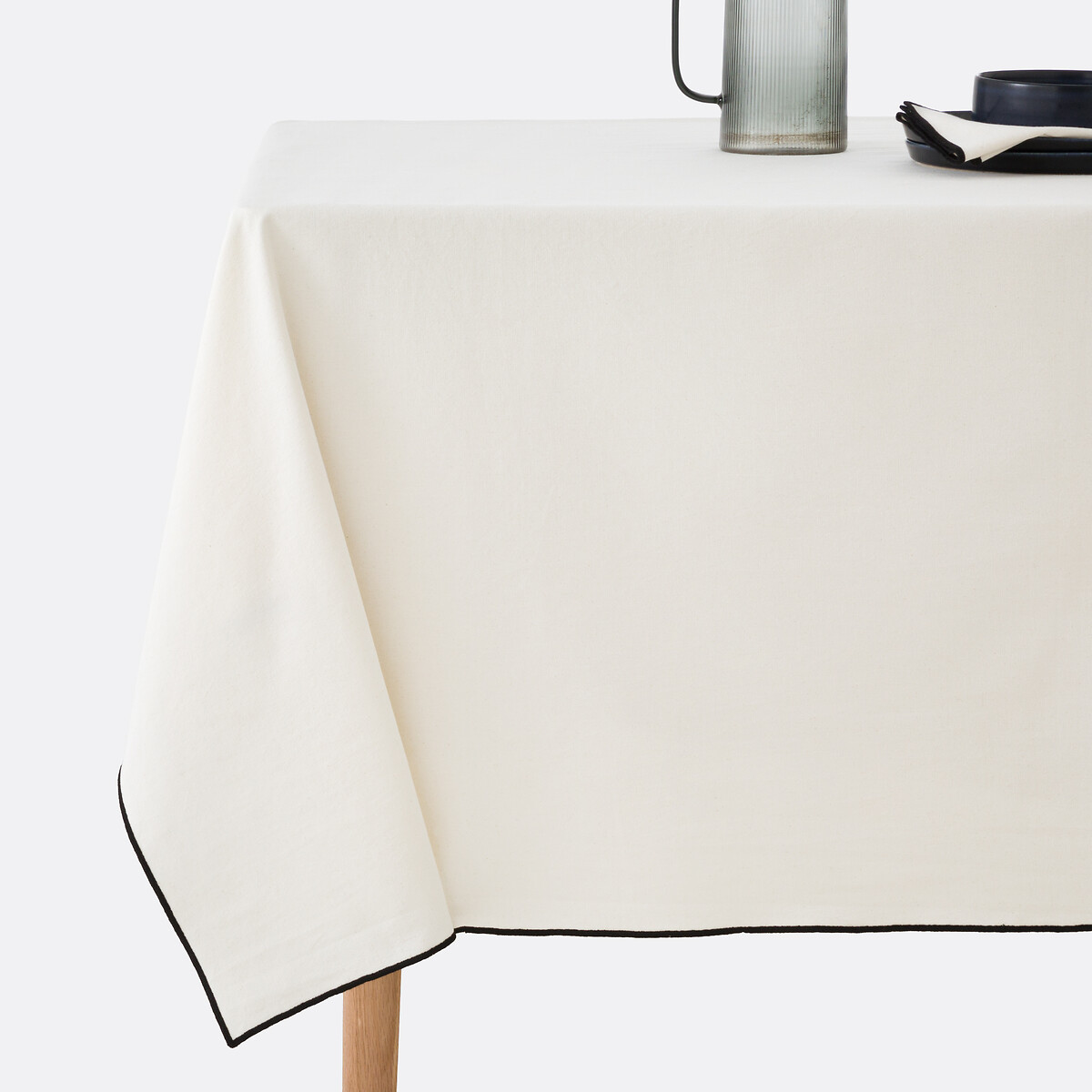 LA REDOUTE INTERIEURS<br>Toalha de mesa de algodão lavado, Tampa
