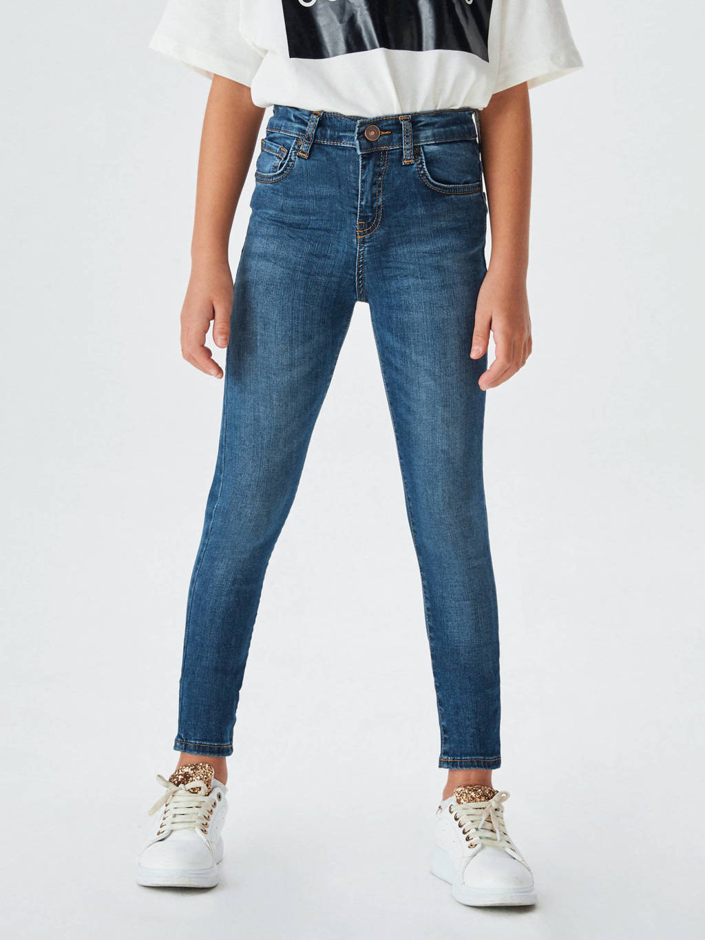 LTB high waist super skinny jeans Sophia marlin blue wash
