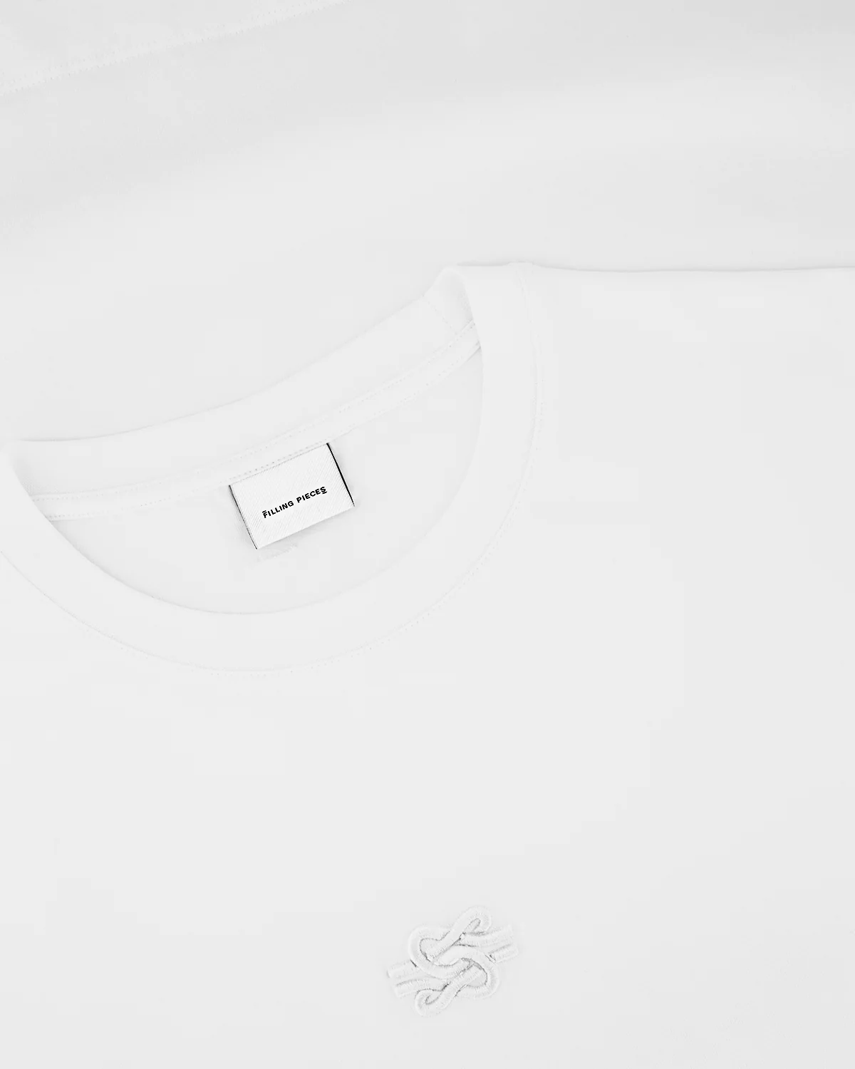 T-shirt Boxy Embroidered White