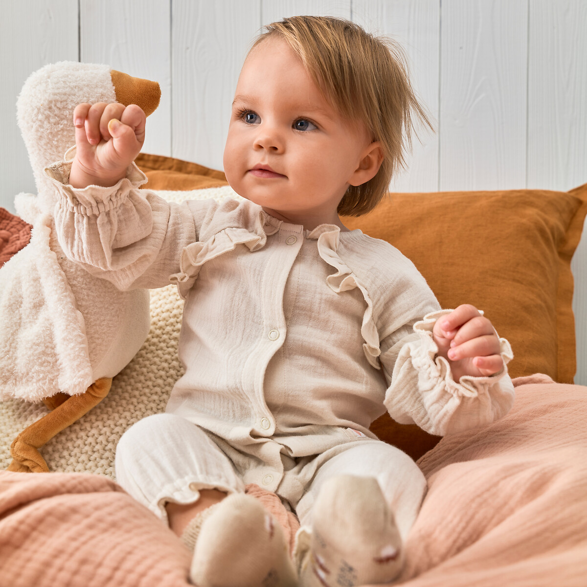 COLEÇÕES LA REDOUTE<br>Lang combipakje met volants, tetra