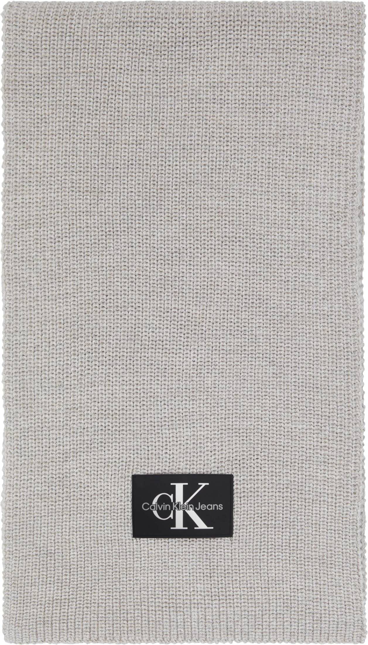 CALVIN KLEIN JEANS| Damen Schal MONOLOG PATCH SCARF