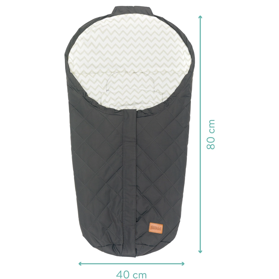 fillikid Sommerfußsack Light Small Gruppe 0 Grau