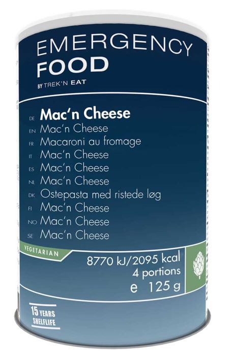 Emergency Food Mac'N Cheese nødration