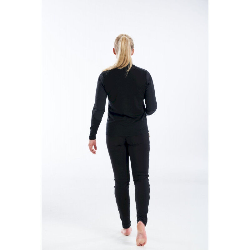 Running Merino Cover Zip Neck - Polaire en laine mérinos femme