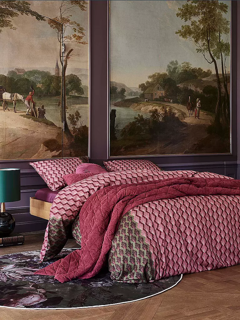 ESSENZA Satin Bettwäsche 70x90cm/140x200cm TESSE Cherry Red rot