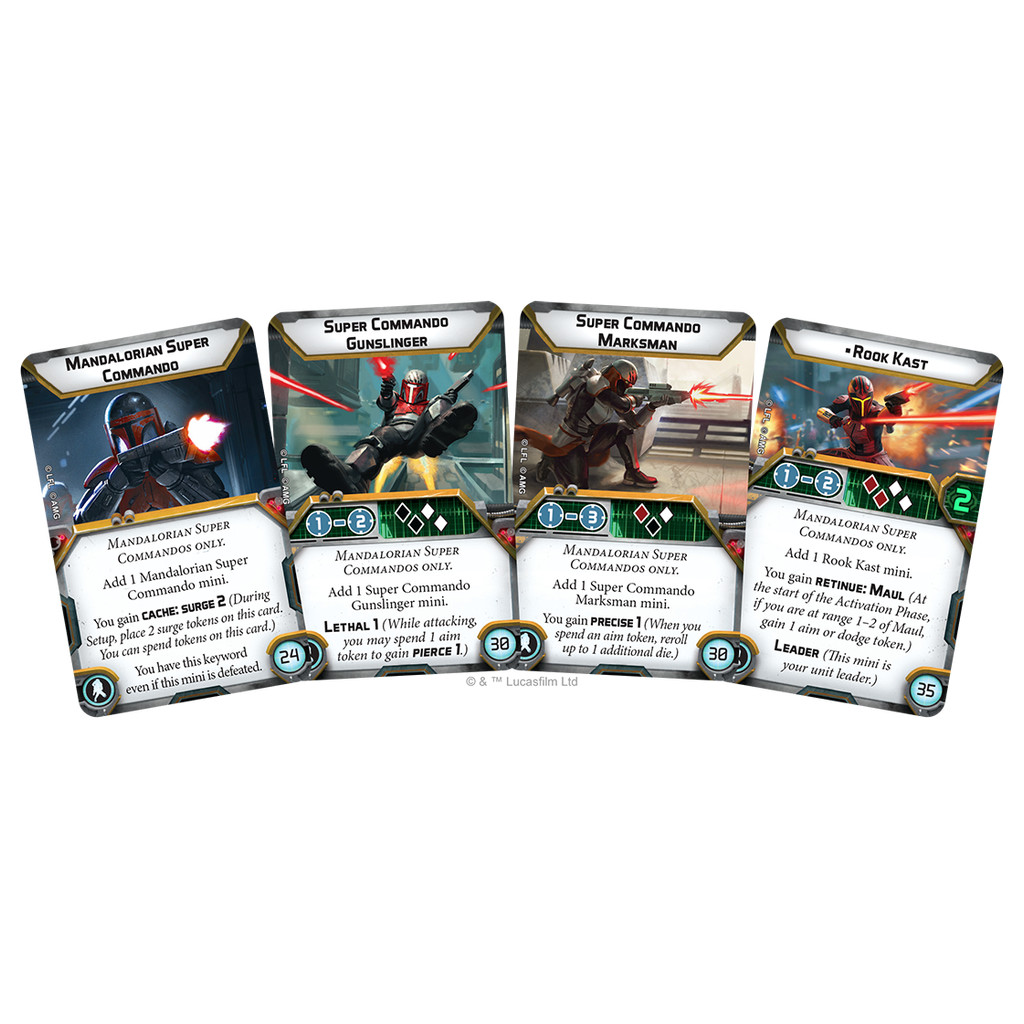 Star Wars : Légion - Le Collectif de l'Ombre - Super Commandos Mandaloriens