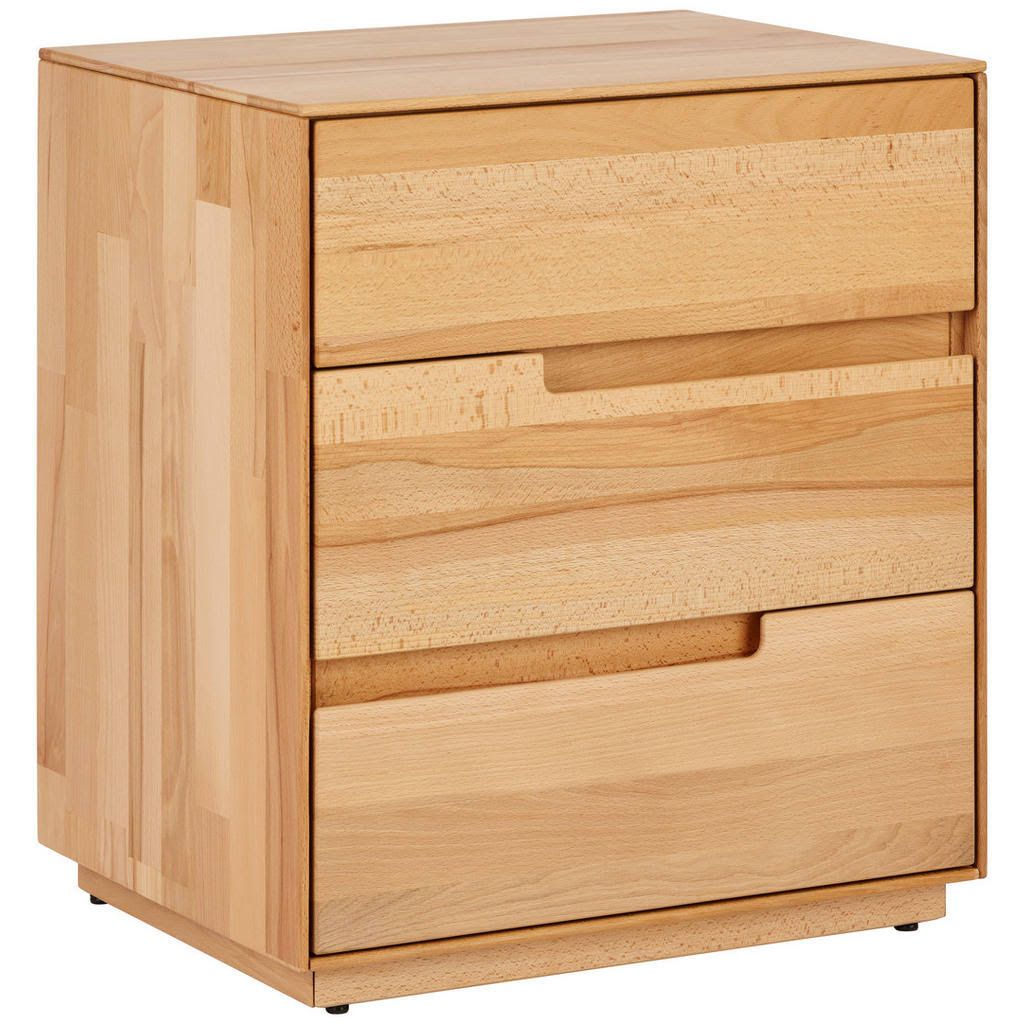 Mid.you Nachtschrank Holz Kernbuche