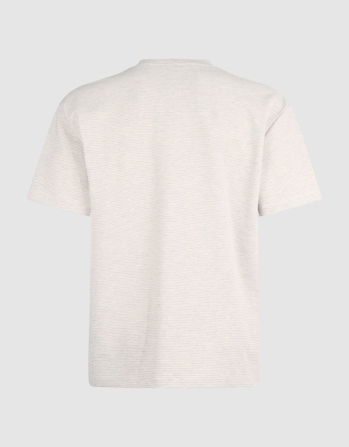 Honeycomb T-shirt Lichtgrijs