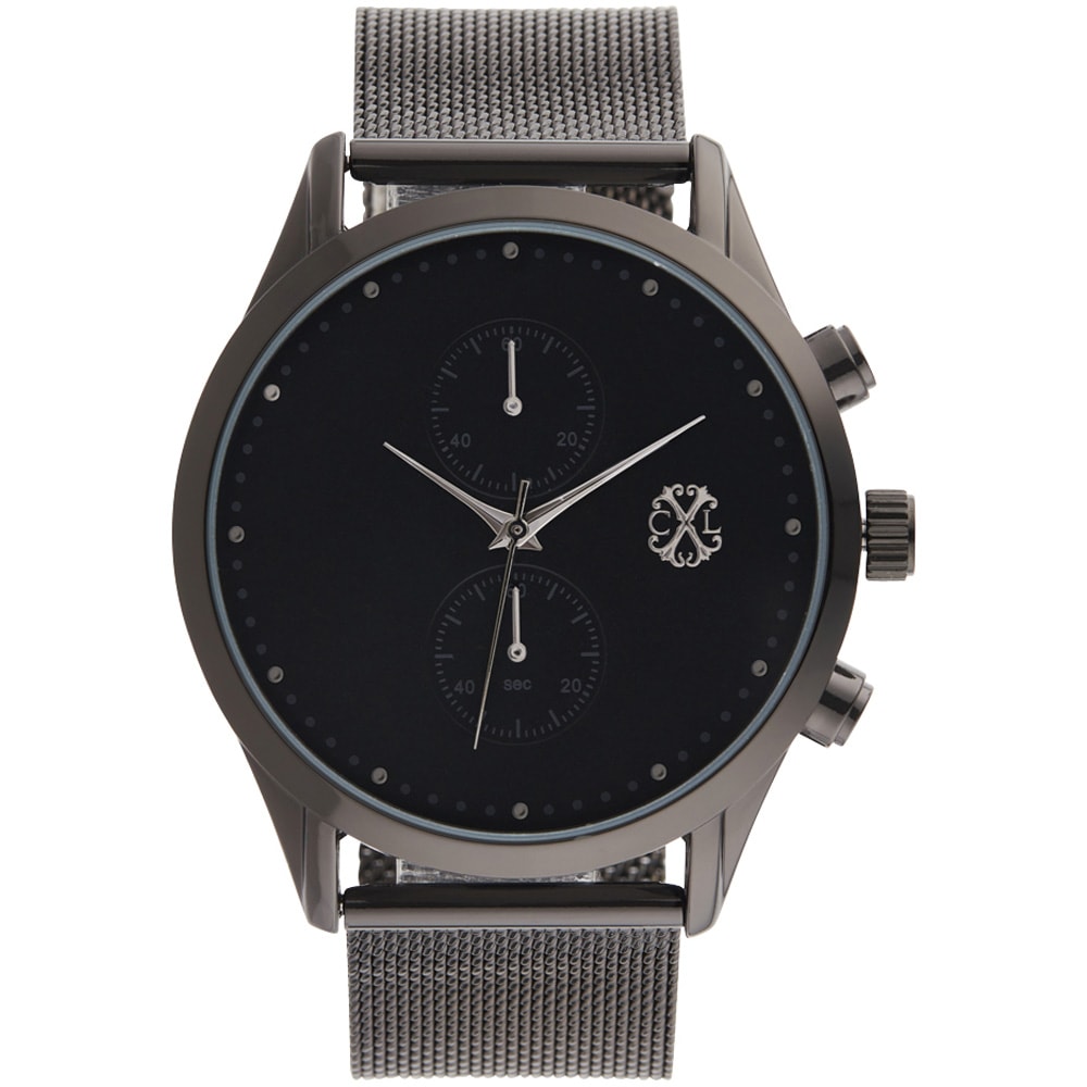 Montre à quartz - Alliage - Noir
