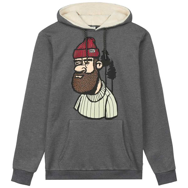 Sweatshirt PICTURE MOPSA PLUSH HOODIE DARK GREY MELANGE