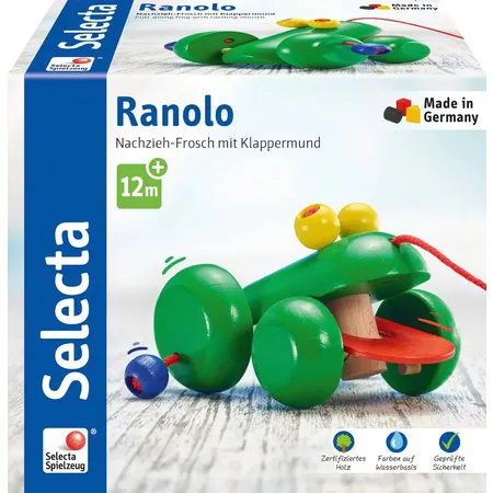Selecta Nachzieh-Frosch Ranolo mit Klappermund