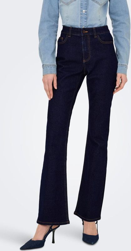 Jacqueline de Yong - Jdymoon Hw Bootcut - Jeans - Dark Blue Denim