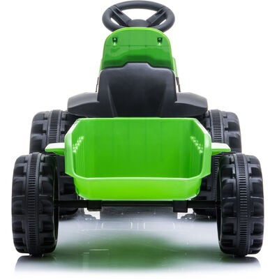 Azeno Eltraktor Med Tilhenger, Grønn