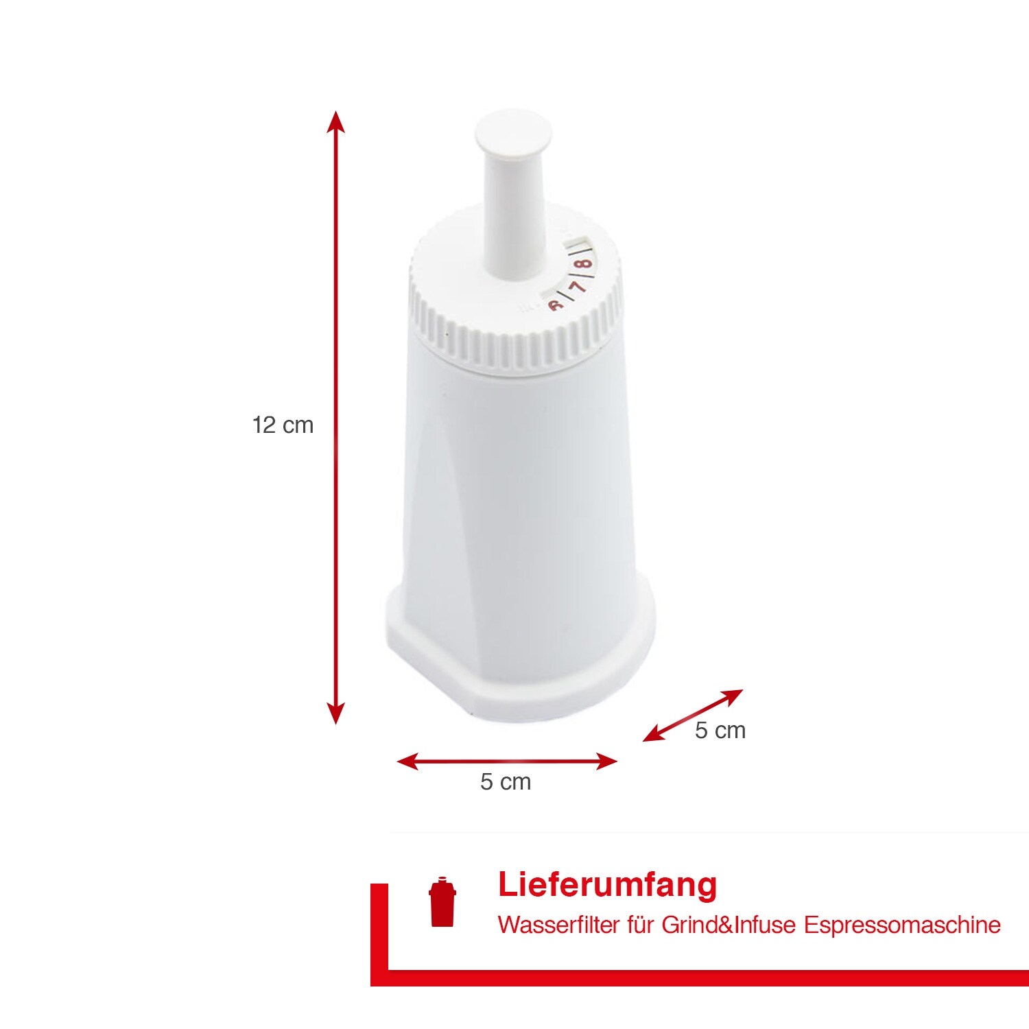 Solis Wasserfilter CLARIS f&amp;uuml;r Espressomaschinen, 2er Set