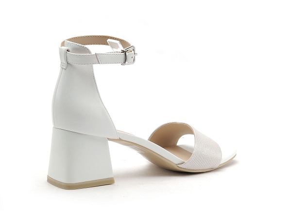 Caprice nu pieds talons femme 28302 blanc