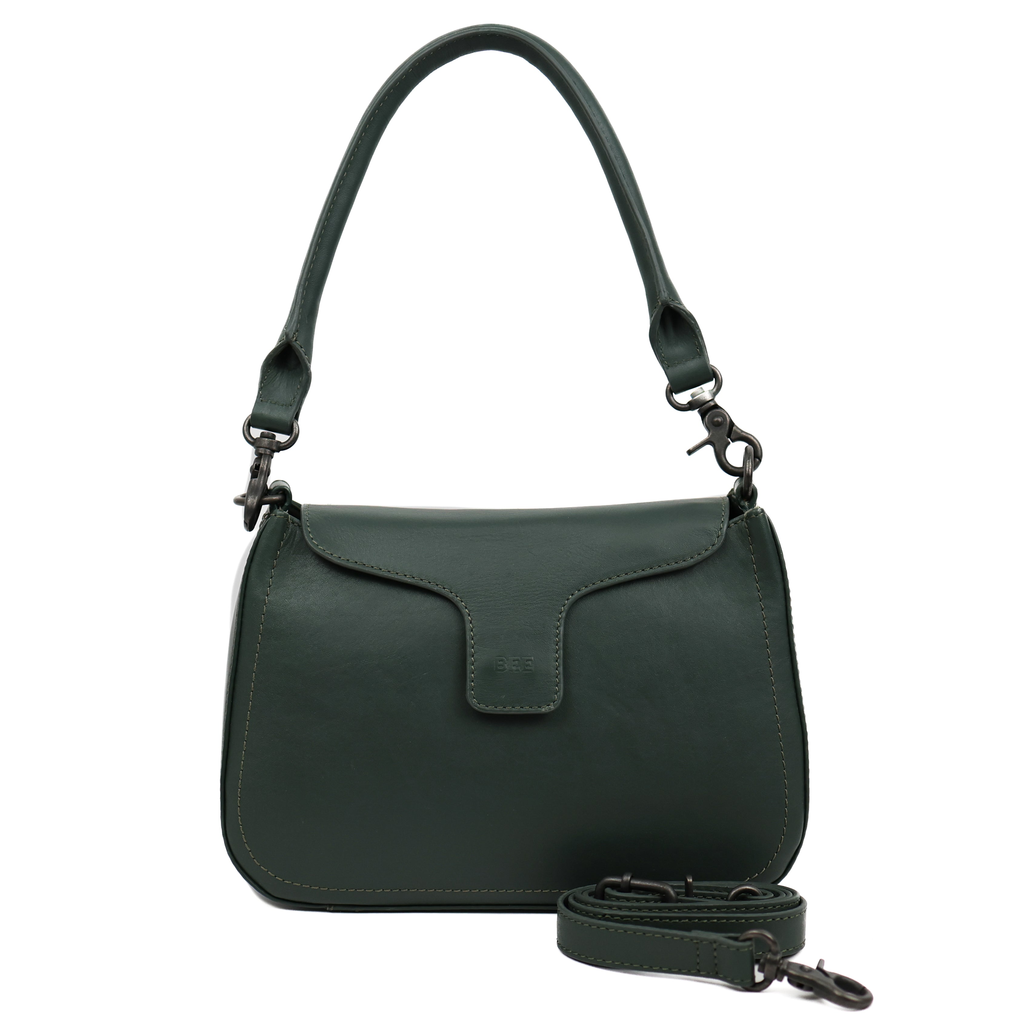 Hand-/schoudertasje met flap 'Fenna' Green Green