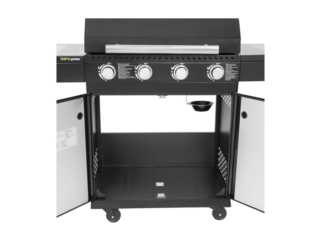 Barbecue au gaz FYRA avec thermomètre - 4 brûleurs