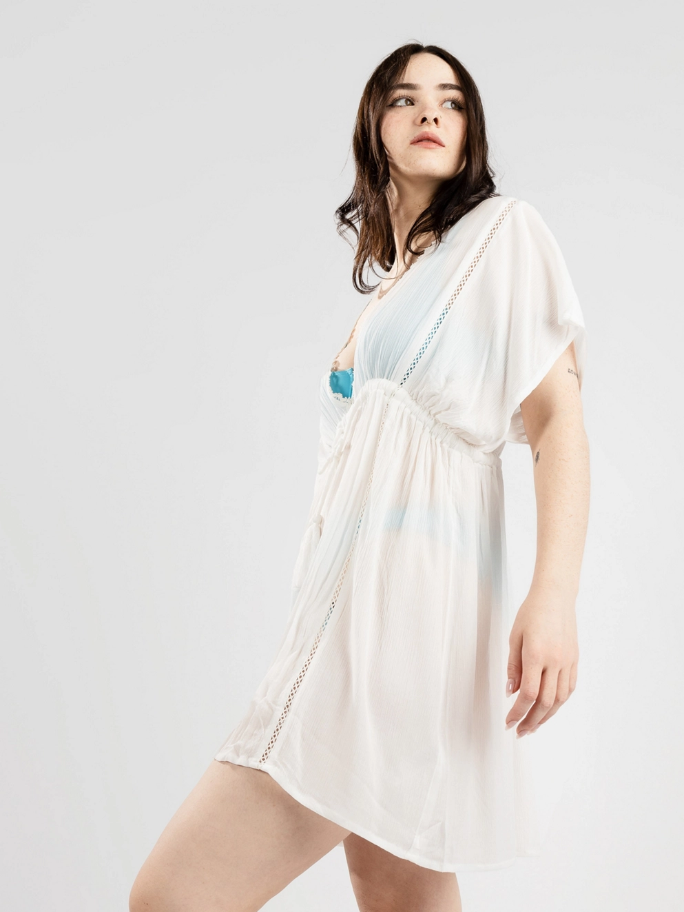 O'Neill Mona Beach Cover Up Dress snow white