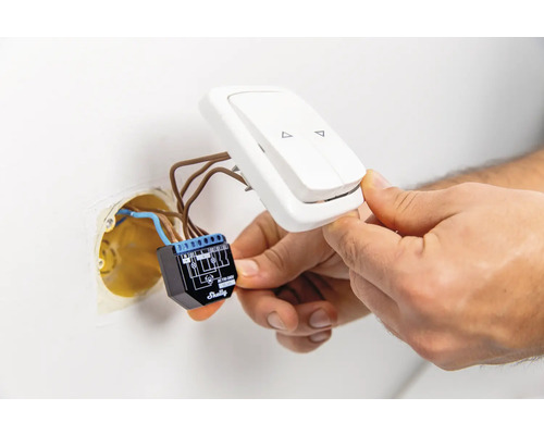 Shelly Plus 2PM - Relais max. 16A 2 kanalen Inbouw Meetfunctie WLAN Bluetooth