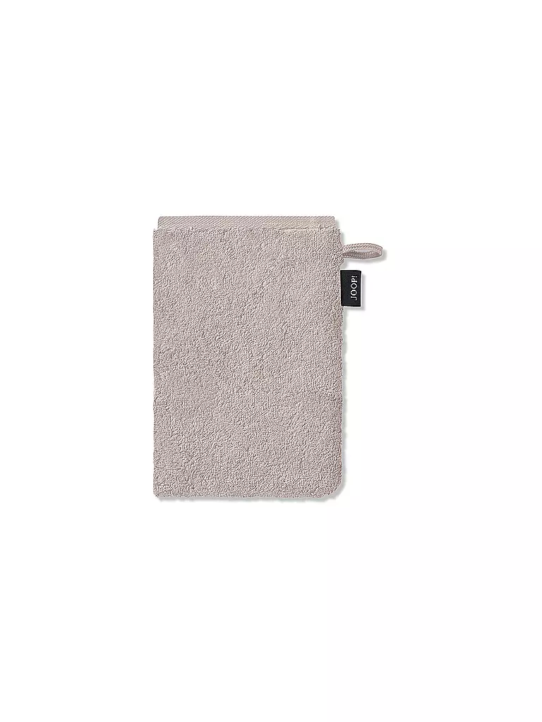 JOOP Waschhandschuh 16x22cm DIVEDED DOUBLEFACE Natur beige