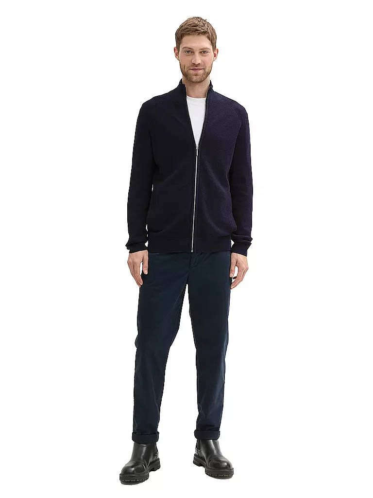 TOM TAILOR Strickjacke dunkelblau