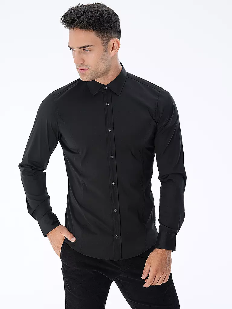 JOOP Hemd Slim Fit VICTOR schwarz