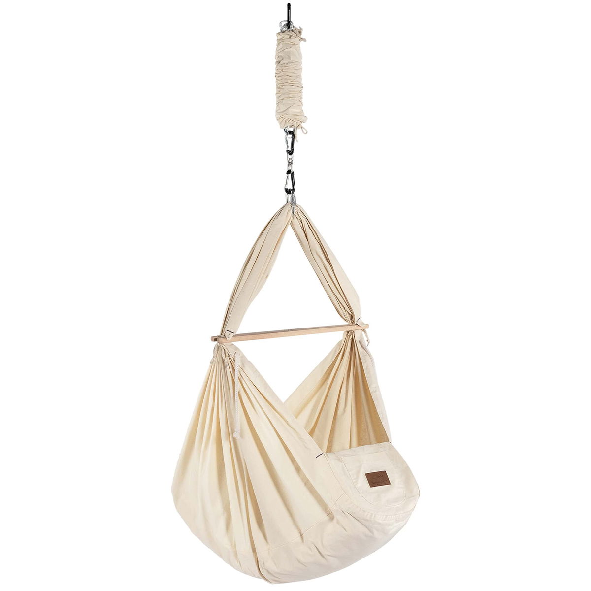 SCHMUSEWOLKESCHMUSEWOLKE   Tipi anthrazit mit weissem Motor und Bio Federwiege natur Synthetisch