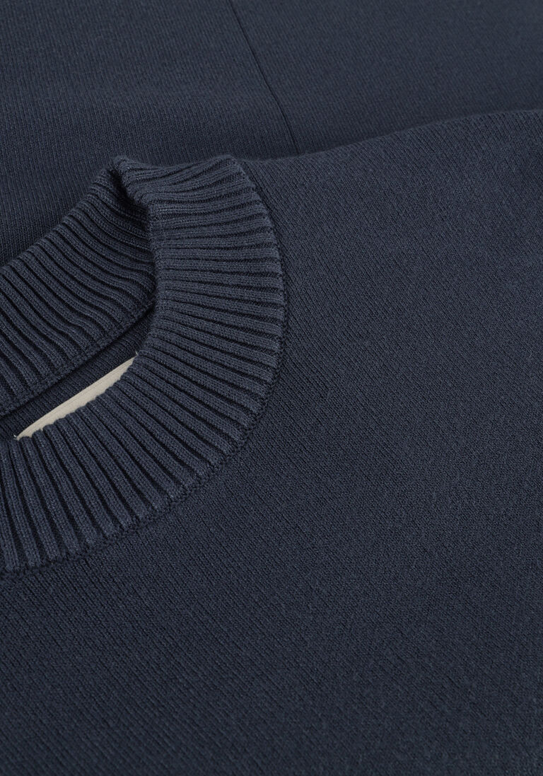 DSTREZZED blauwe dstrezzed trui fell mock neck