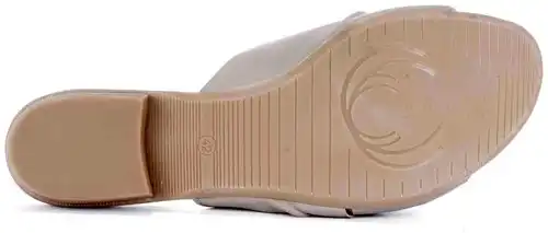 37.784.126 DC TAUPE - maat 43.5 slipper taupe - maat 43.5 Calandschoen