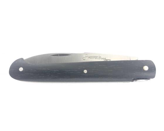 Sauveterre 9 cm Plein Manche Ebène Couteau de poche par Laguiole en Aubrac
