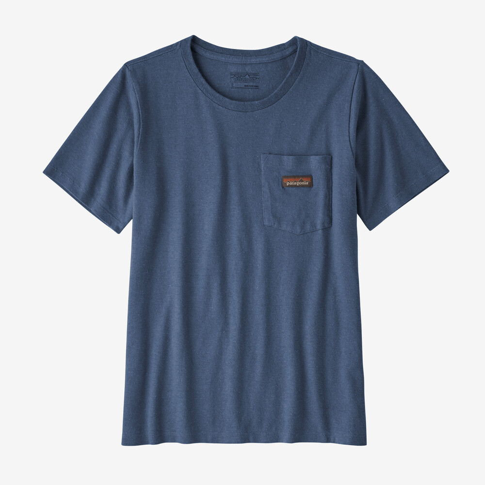 Damen-Arbeits-T-Shirt mit Tasche