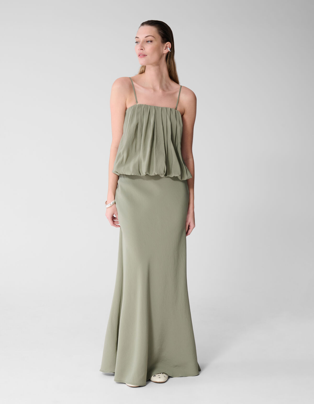Maxi Rok Lichtgroen By Lonneke