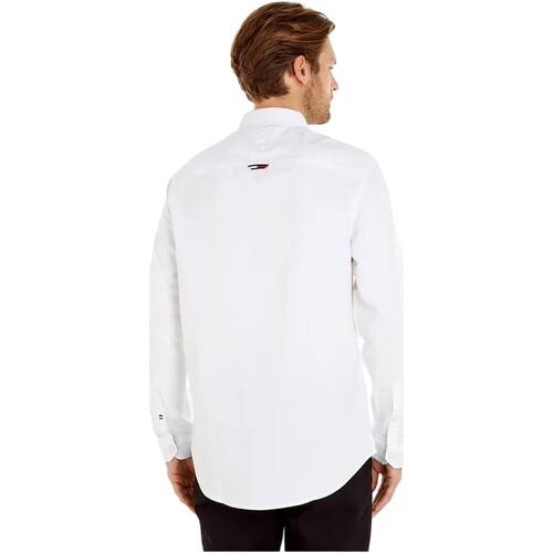 Tommy Jeans - CAMISA DE ALGODN OXFORD TOMY JEANS DM0DM09594 Blanco