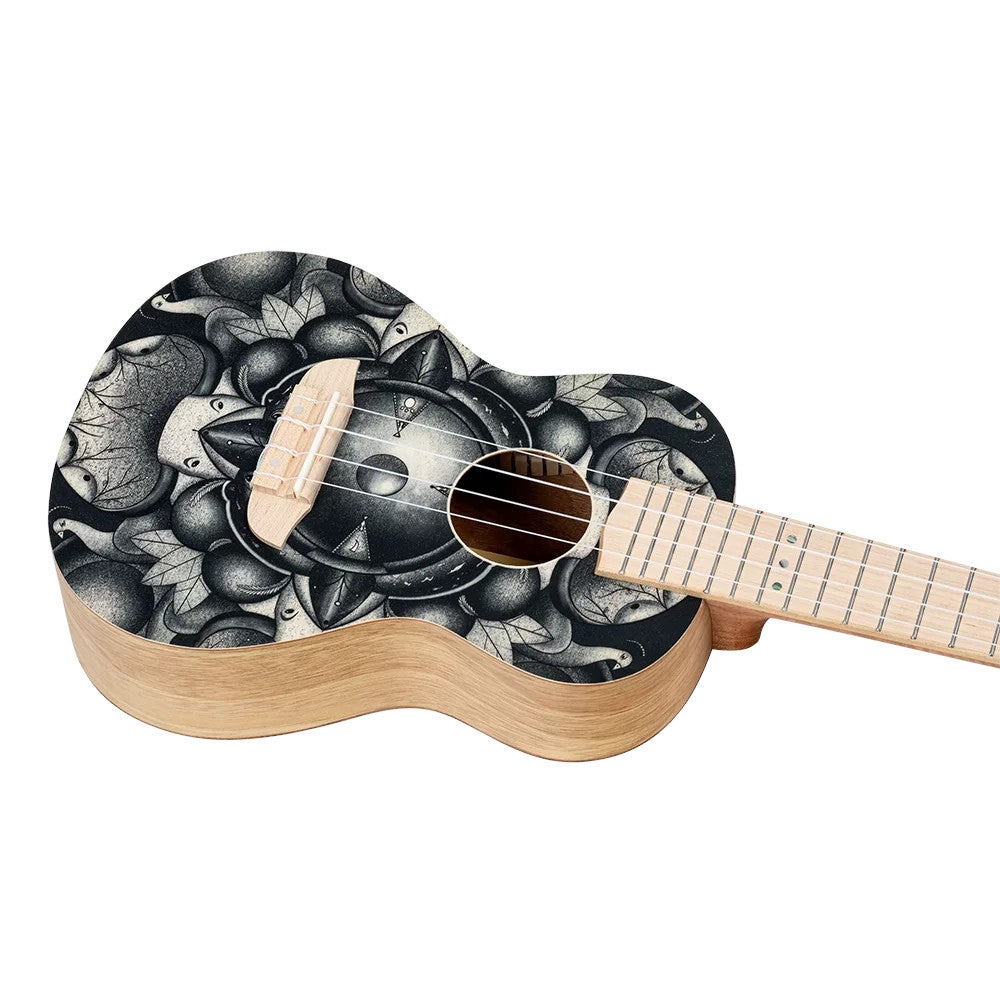 Ortega RUAR-BI Art Series Concert Size Ukulele Birds concert ukelele