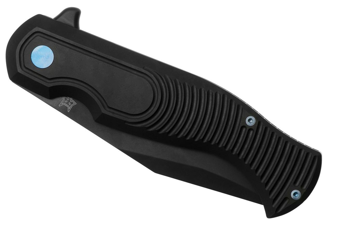 Fox Knives Eastwood Tiger FX-524 TI, S90V Black PVD, Titanium Black PVD, zakmes Gudy Van Poppel design