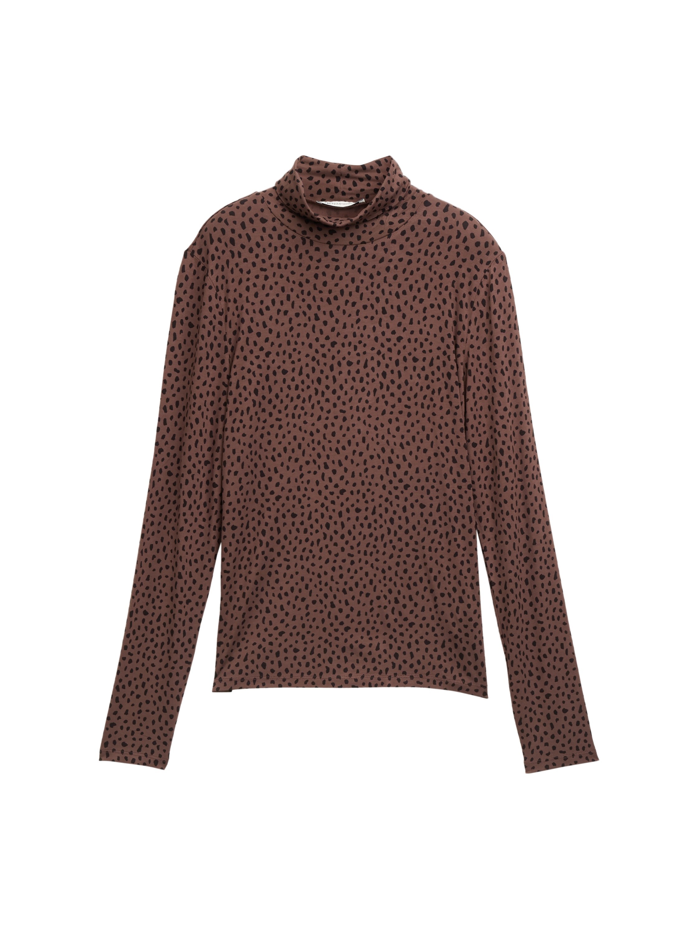 TOM TAILOR Denim Rollkragenshirt , mit All-Over Print