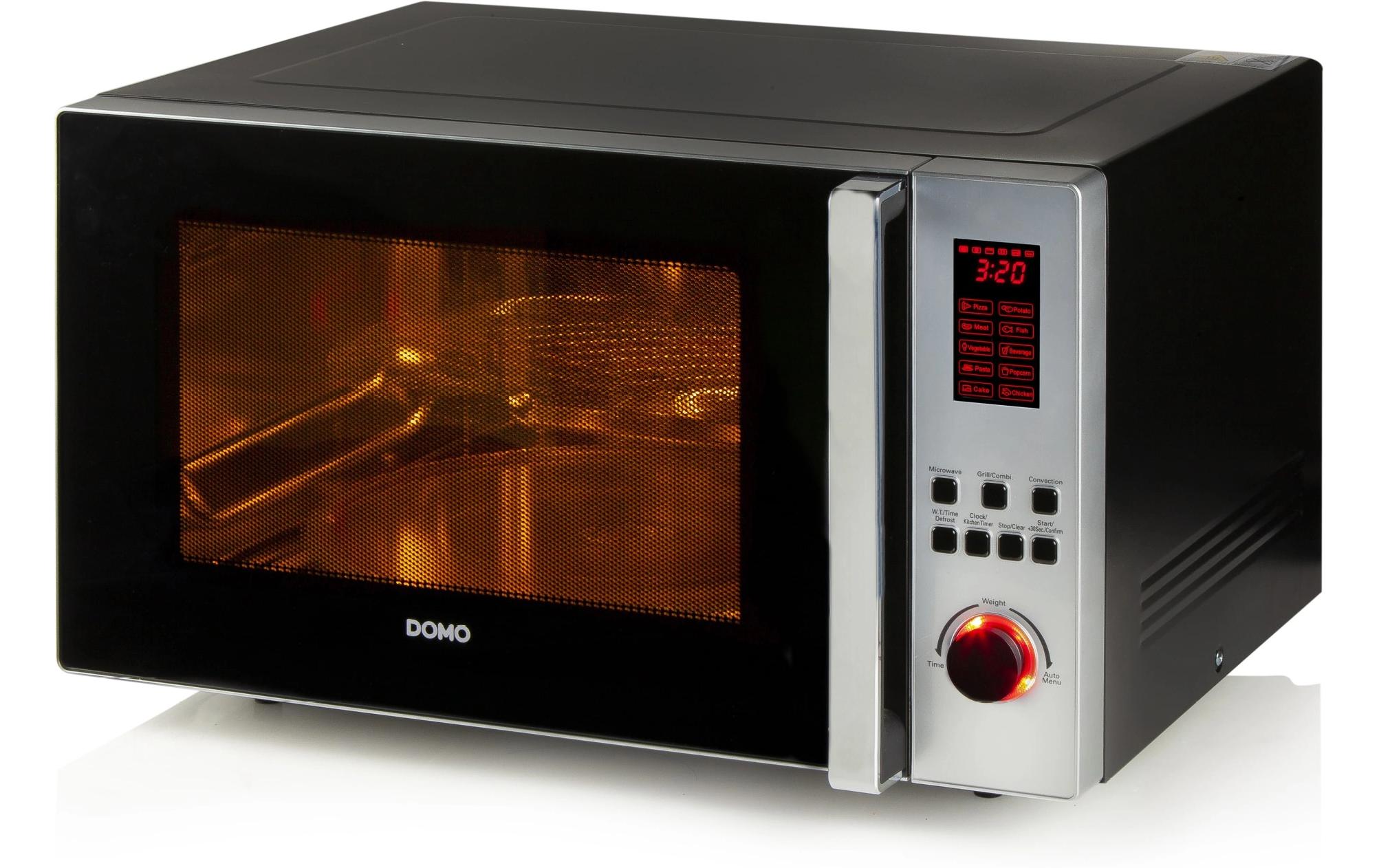 Mikrowelle mit Grill DO24201C Schwarz<br>Kombi-Mikrowelle inklusive Grillrost