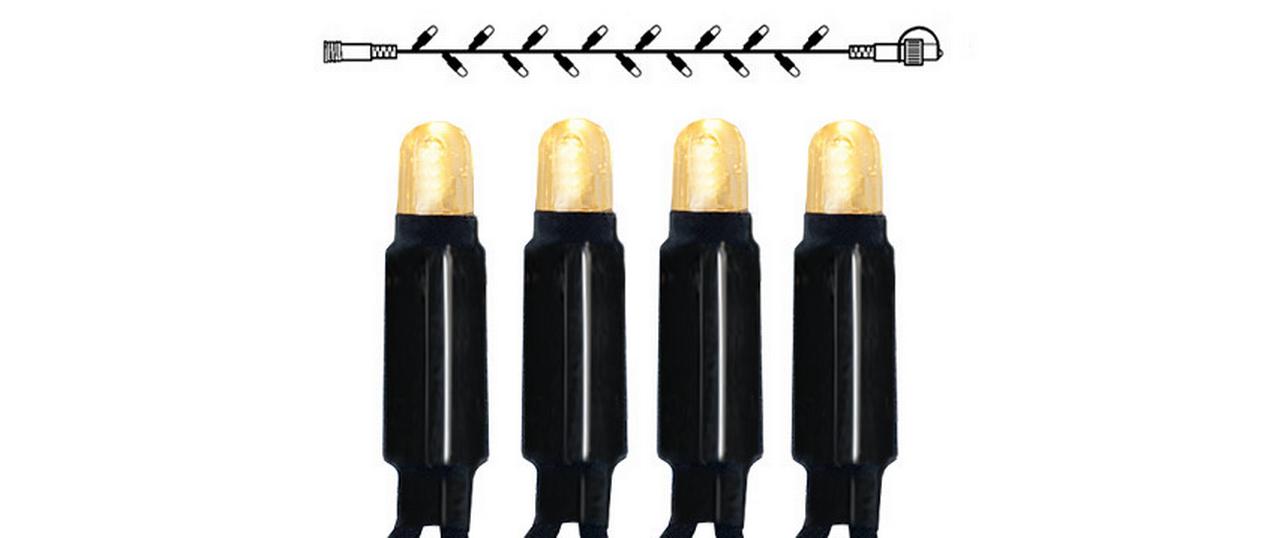 System 24 Extra, Lichterkette, 500 cm Schwarz, WarmweissBeleuchtungssystem
