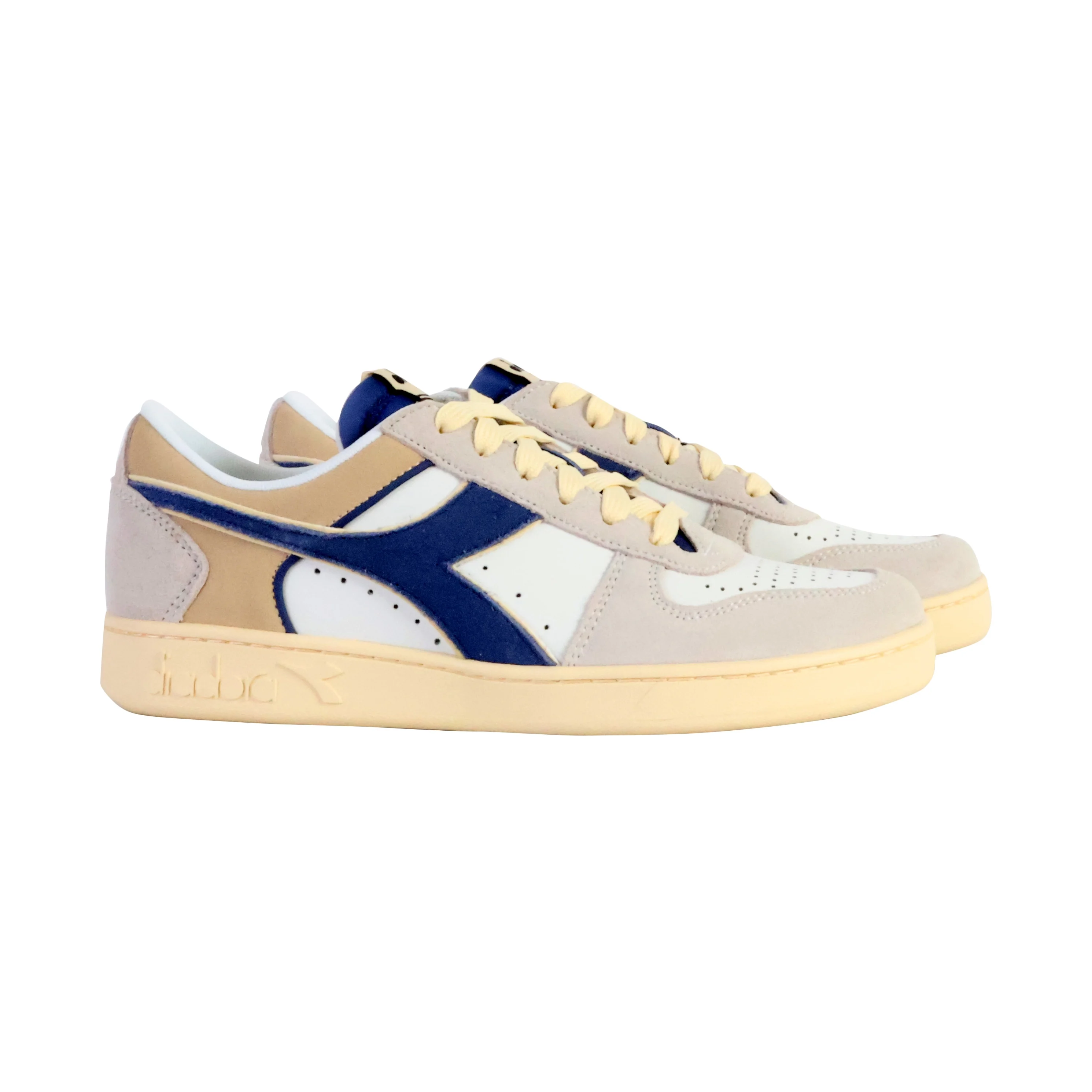 Basket cuirmagic low suede leather | Blanc
