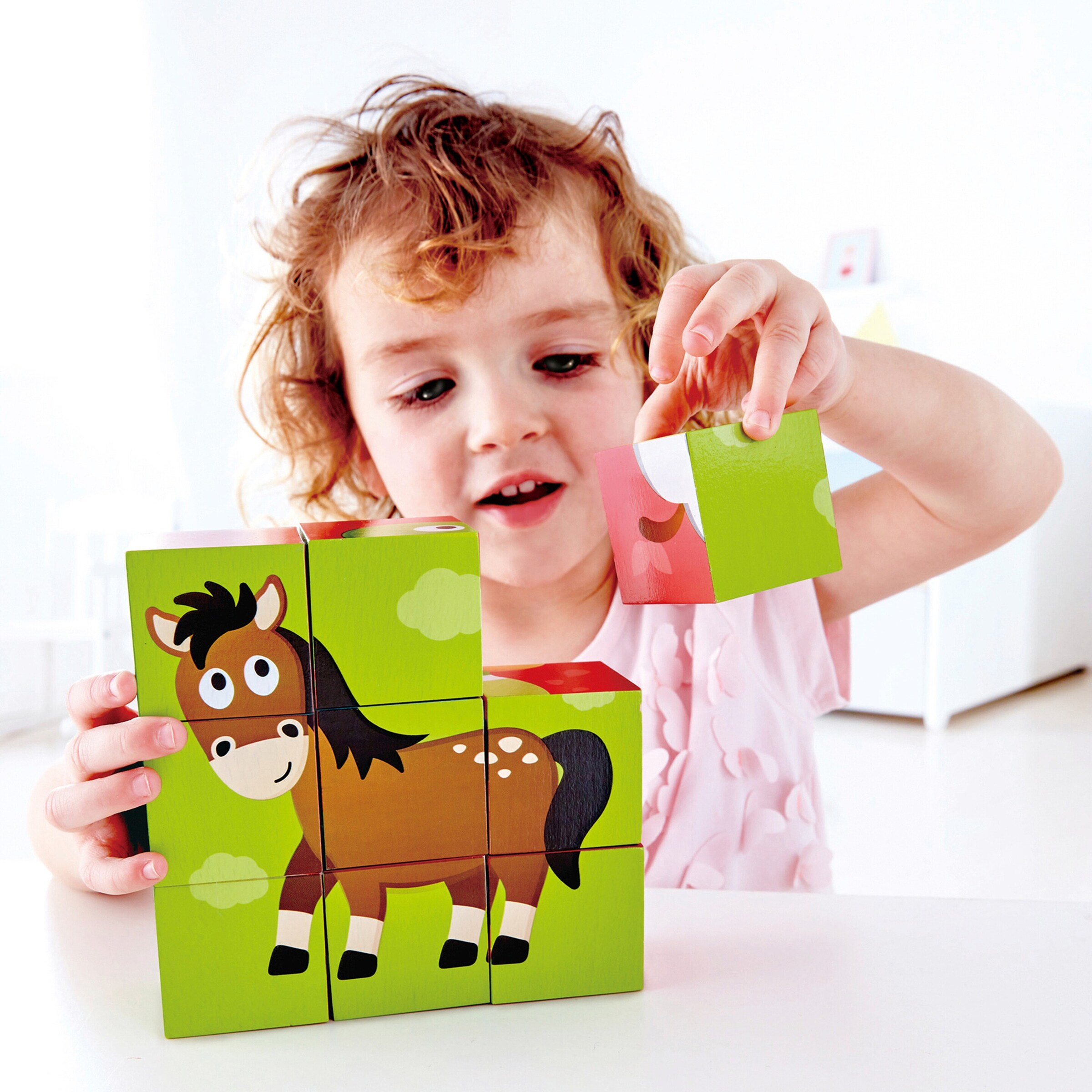 Hape Würfelpuzzle Bauernhof