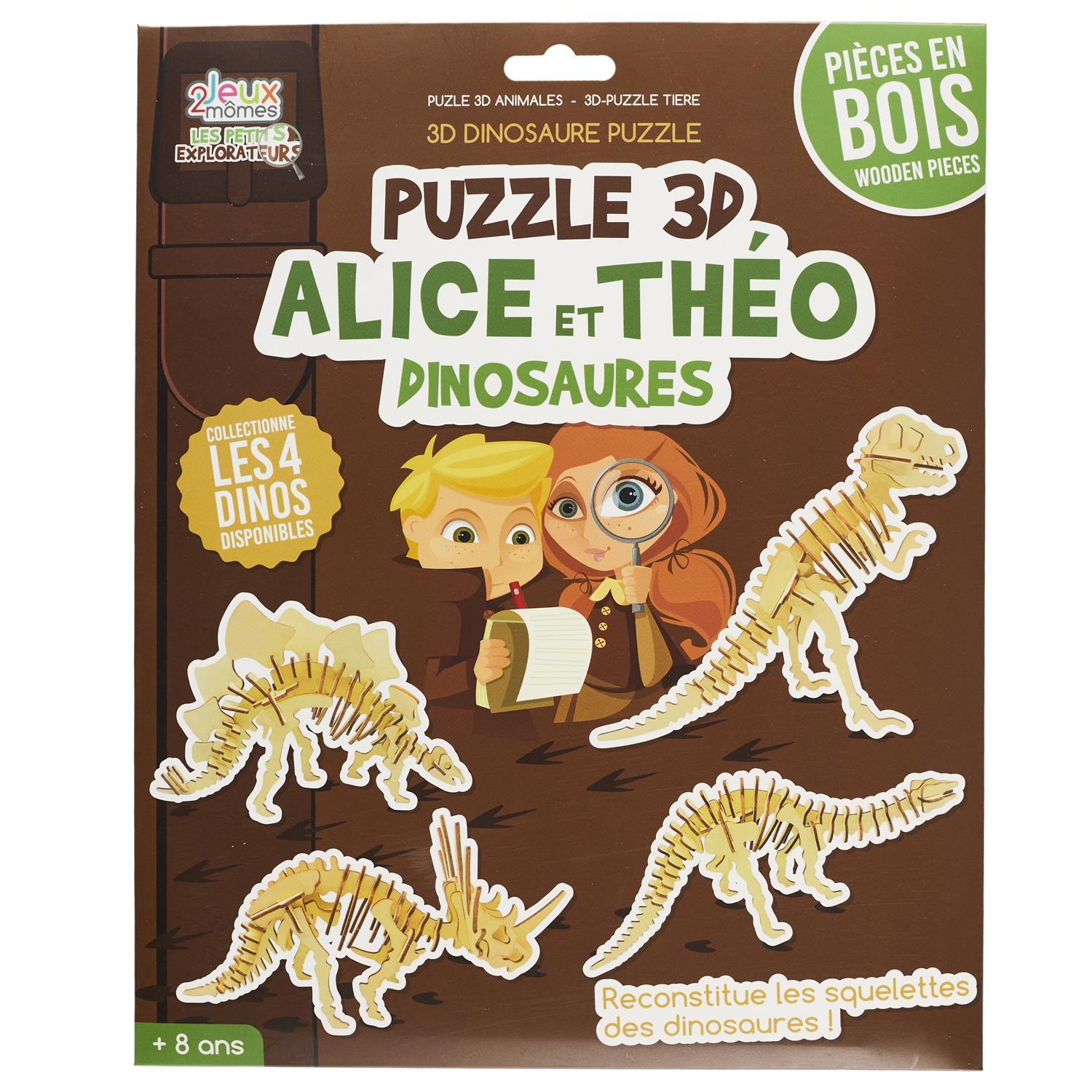 PUZZLE DINOSAURE 3D