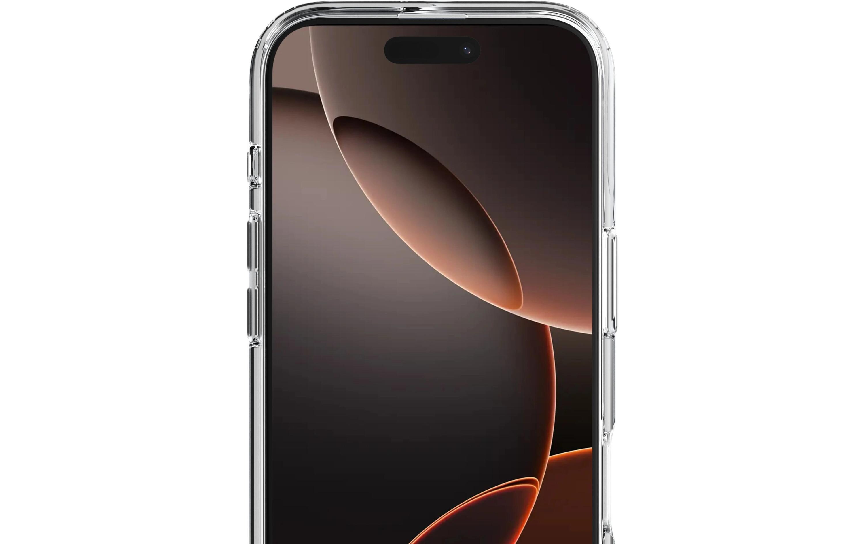 Back Cover Transparent iPhone 16 Pro Max BlackSilicone Backcover für das Apple iPhone 16 Pro Max