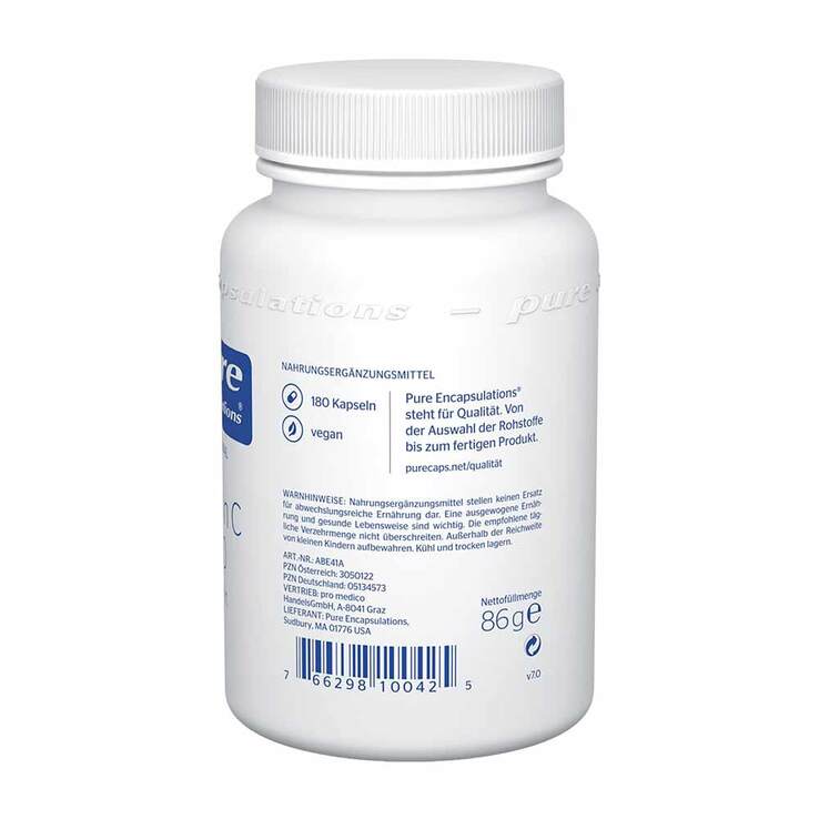 Pure Encapsulations Vitamin C 400 gepuffert Kapseln, 180 St