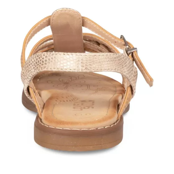 Sandales COGNAC LOVELY SKULL