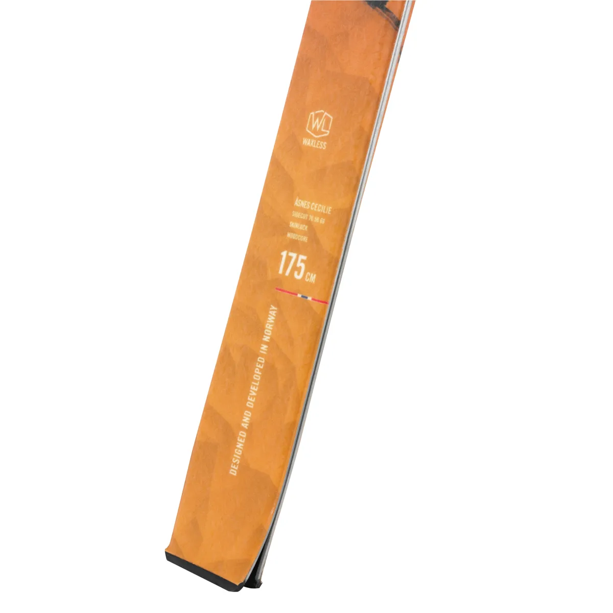 Åsnes Cecile Bc Ski Waxless Red/Orange