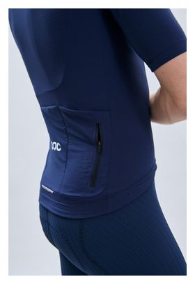 Maillot Manches Courtes Poc Raceday Turmaline Bleu Marine