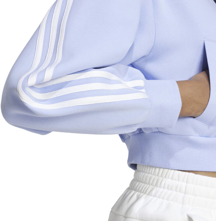 adidas FI 3S Bomber Crop Sweatshirt Lilla